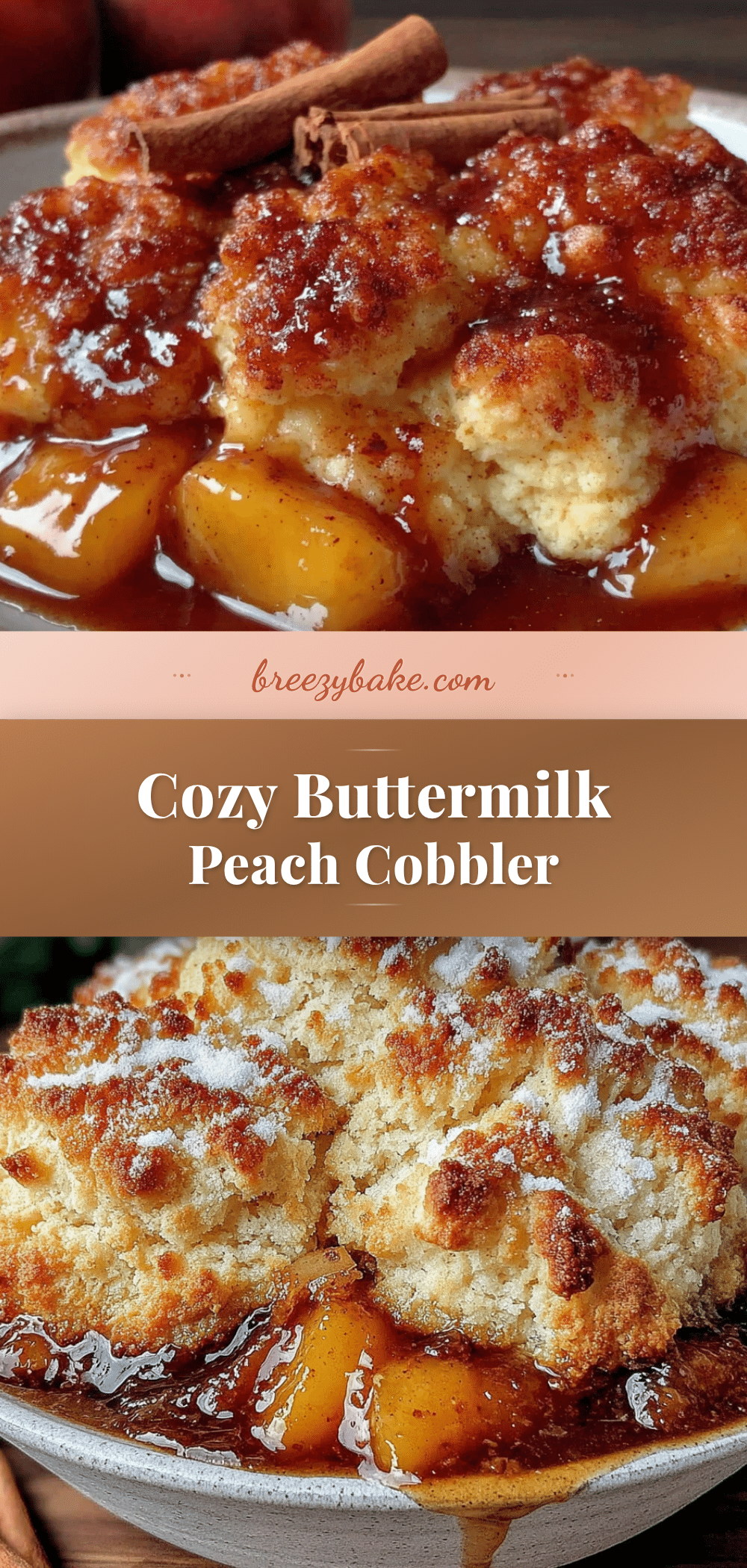 cozy peach cobbler recipe