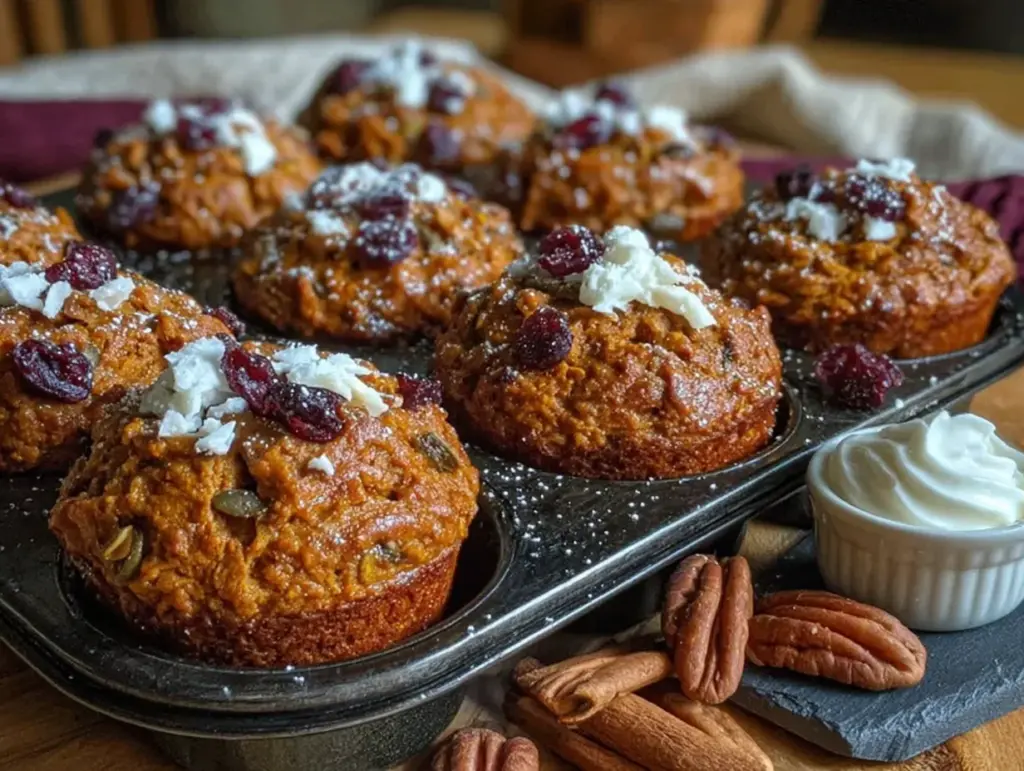 cozy pumpkin baked oatmeal cups - featured image