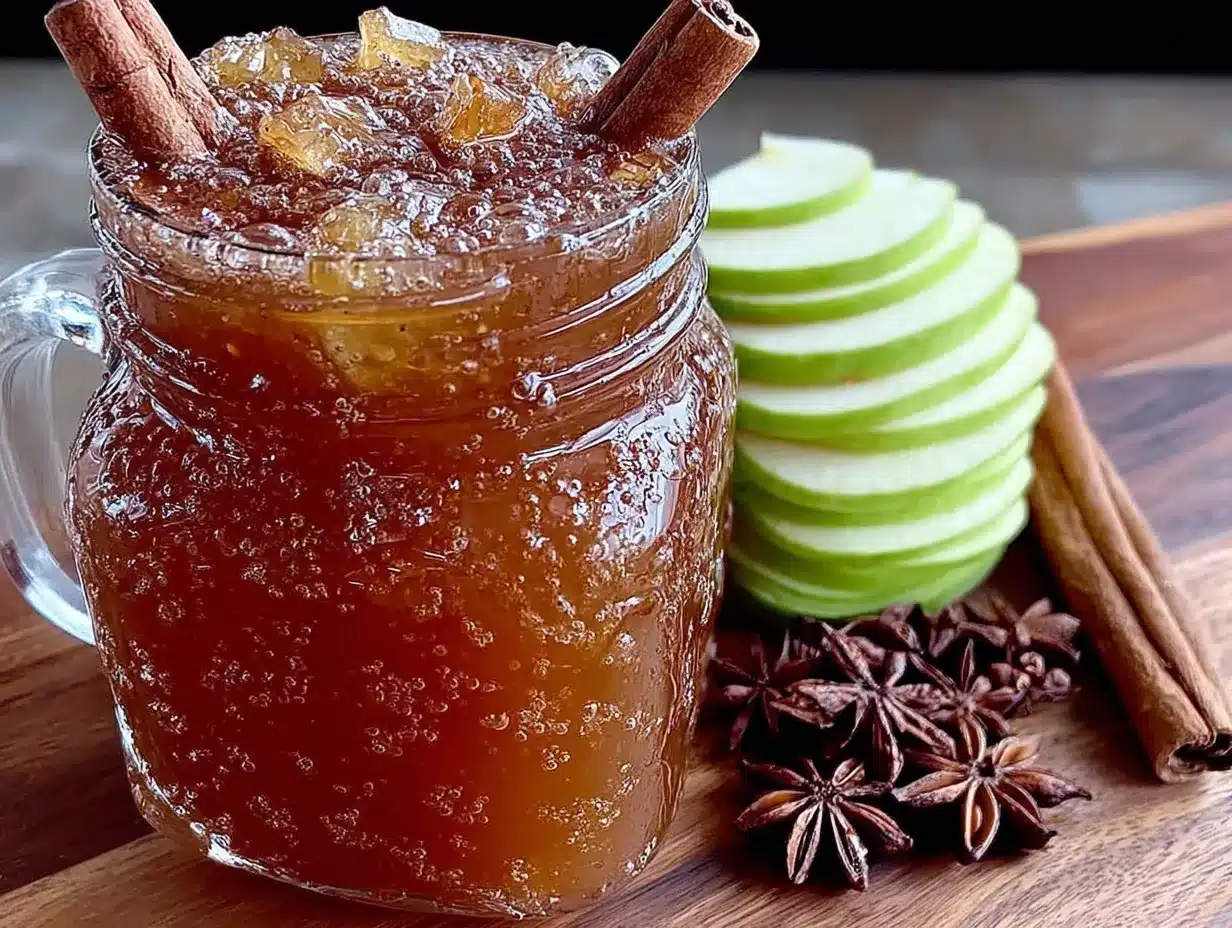 cozy slow cooker apple cider with cinnamon sticks preparation steps