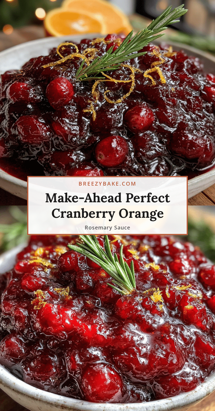 cranberry orange rosemary sauce recipe