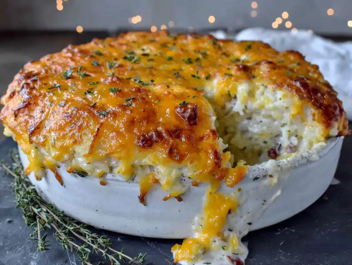 creamy cheesy chicken and wild rice casserole preparation steps
