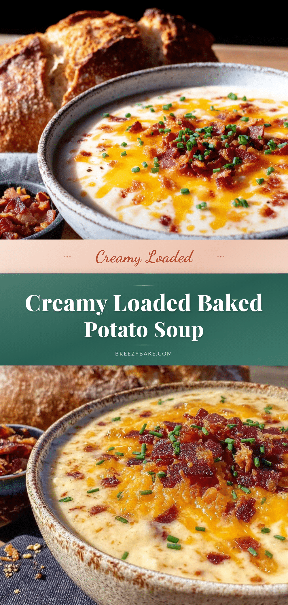 creamy loaded baked potato soup with bacon recipe