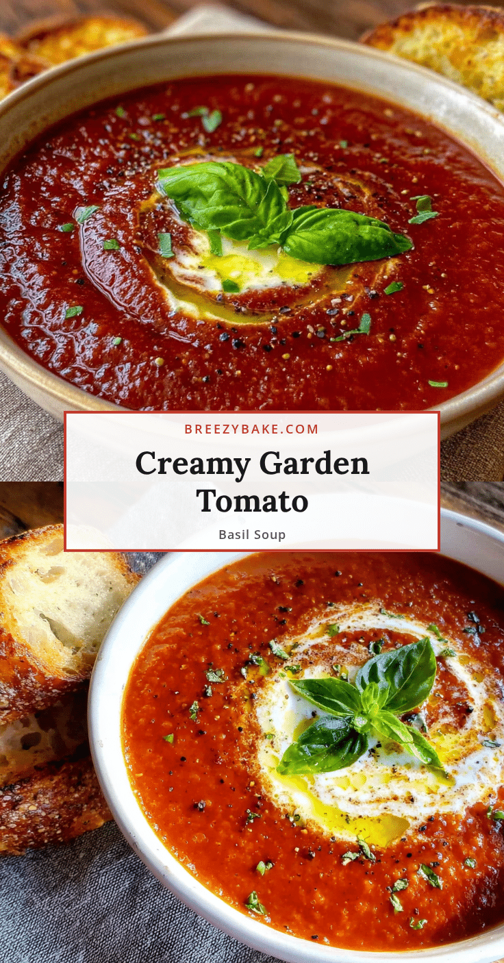 creamy tomato basil soup recipe