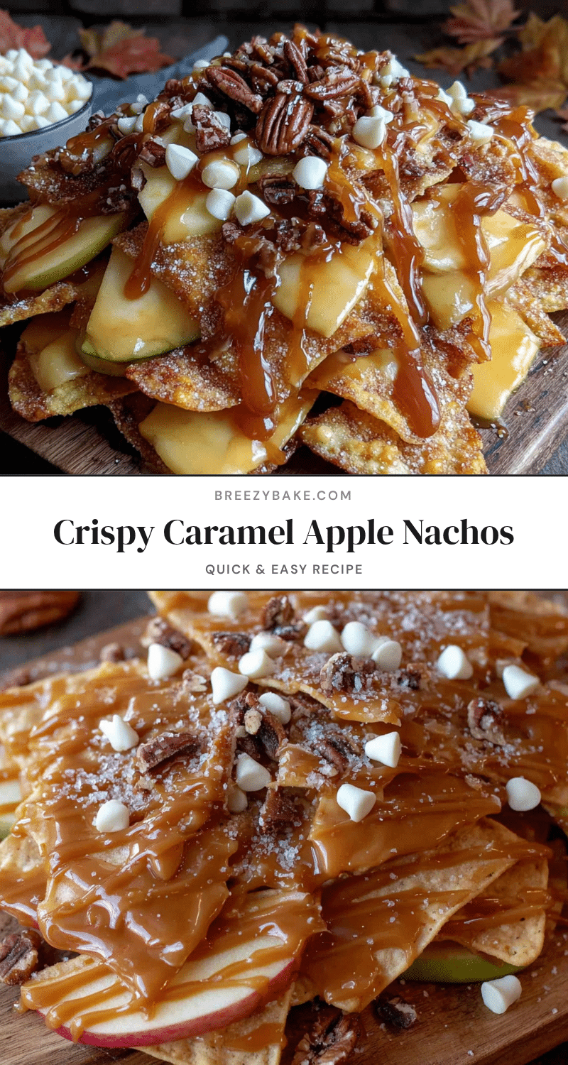 crispy caramel apple nachos recipe