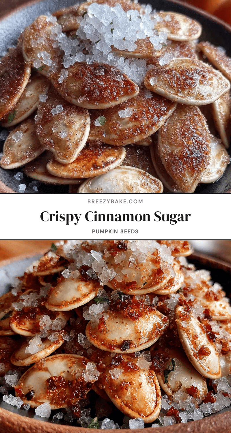 crispy cinnamon sugar pumpkin seeds recipe