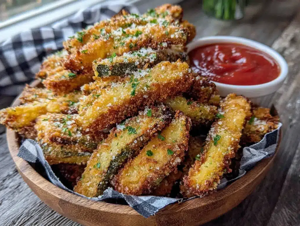 Crispy Parmesan Baked Eggplant Fries - featured image