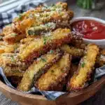 Crispy Parmesan Baked Eggplant Fries - featured image