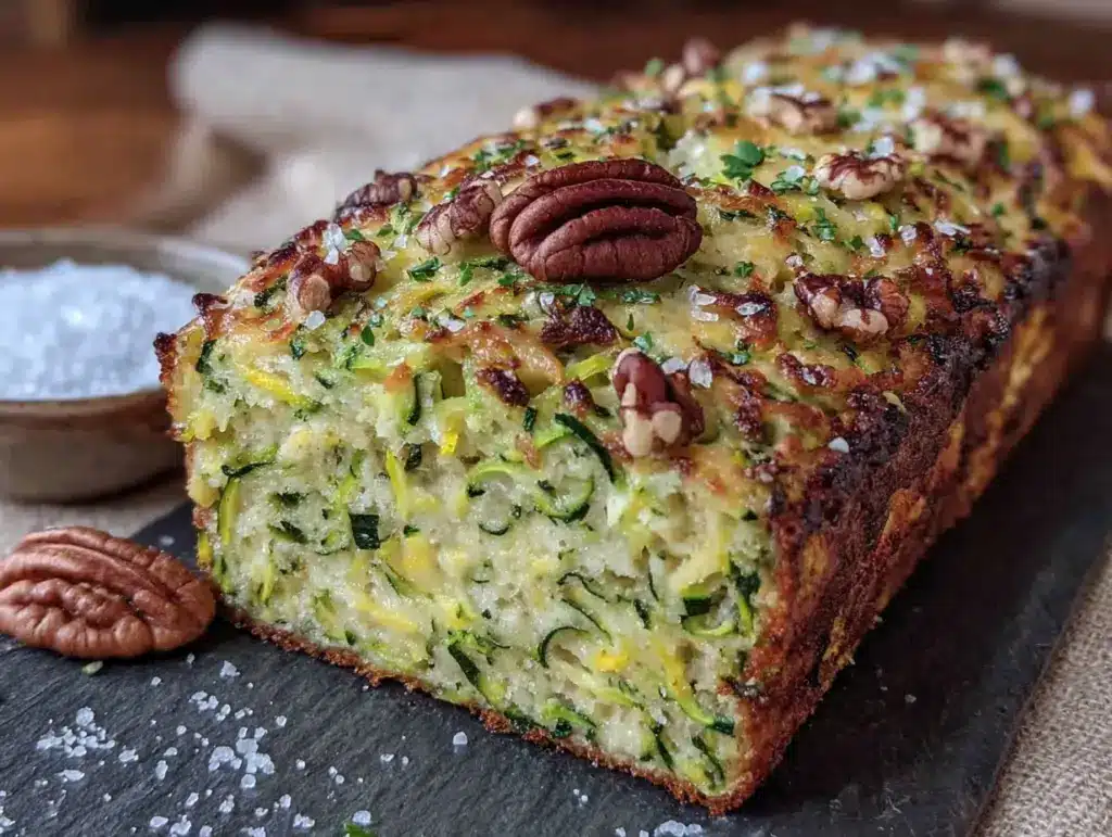 crispy parmesan zucchini bread - featured image