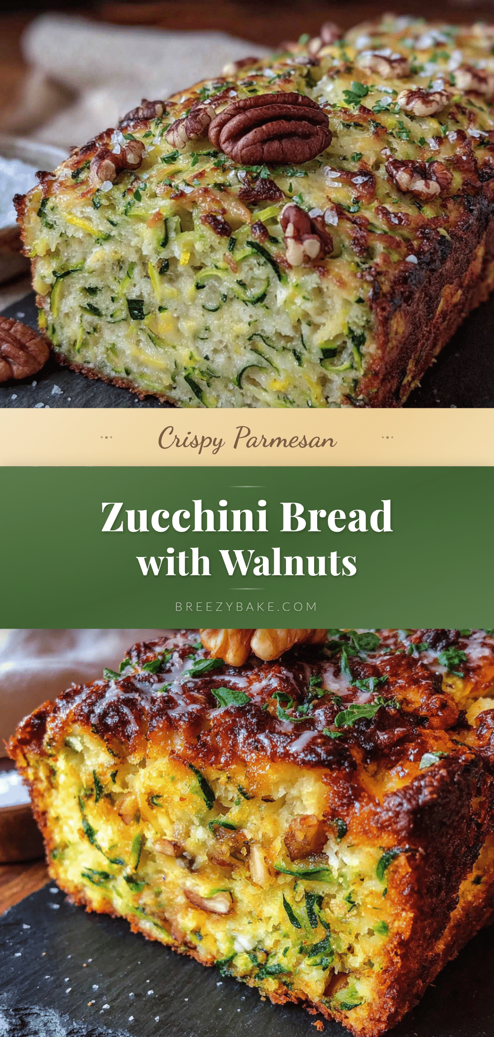 crispy parmesan zucchini bread recipe