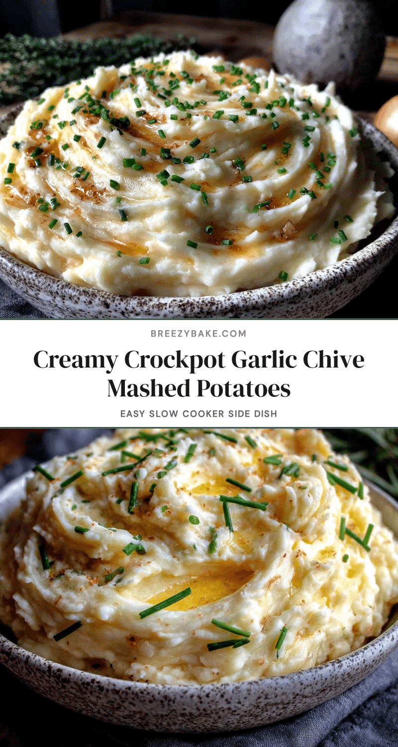 Crockpot garlic mashed potatoes recipe