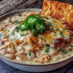 crockpot white chicken chili - featured image