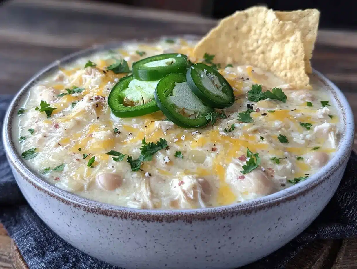 crockpot white chicken chili preparation steps
