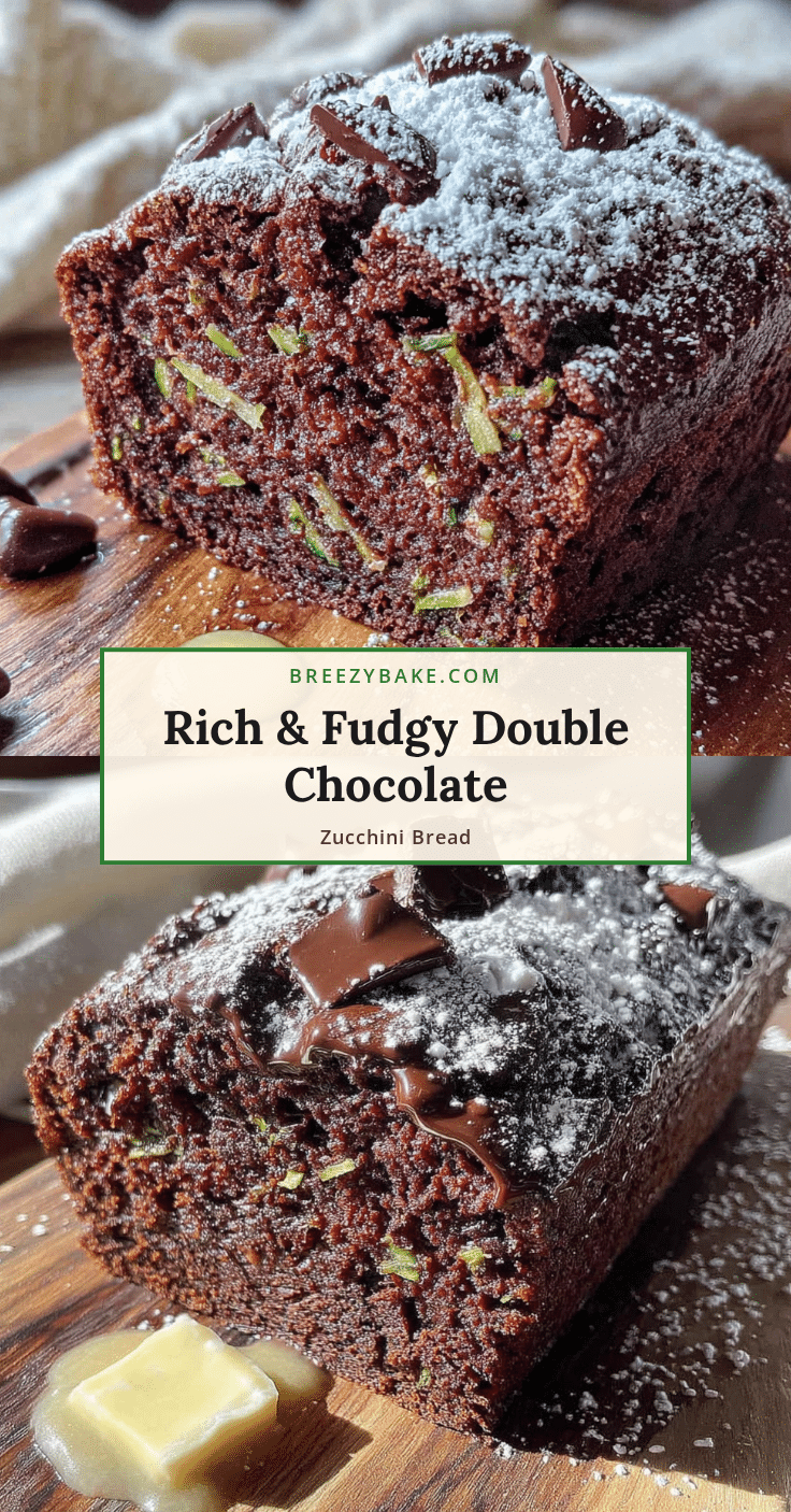 double chocolate zucchini bread recipe