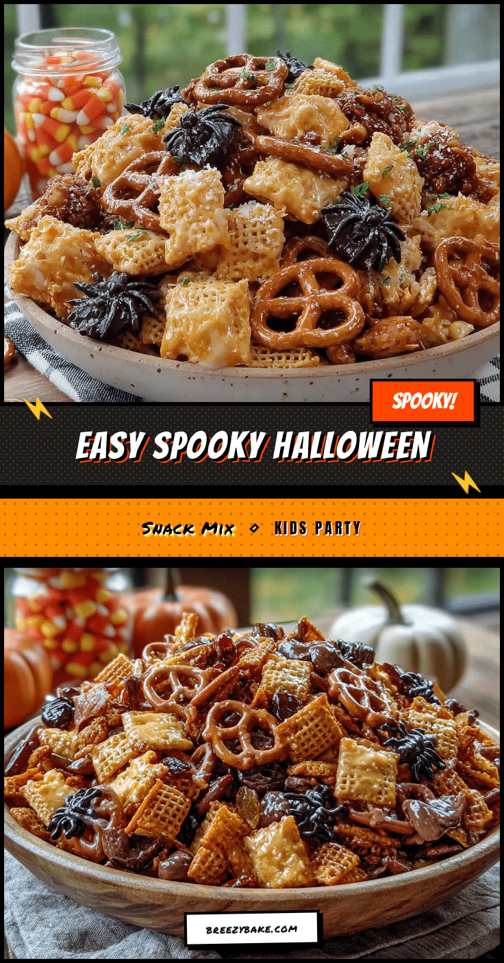easy halloween snack mix recipe