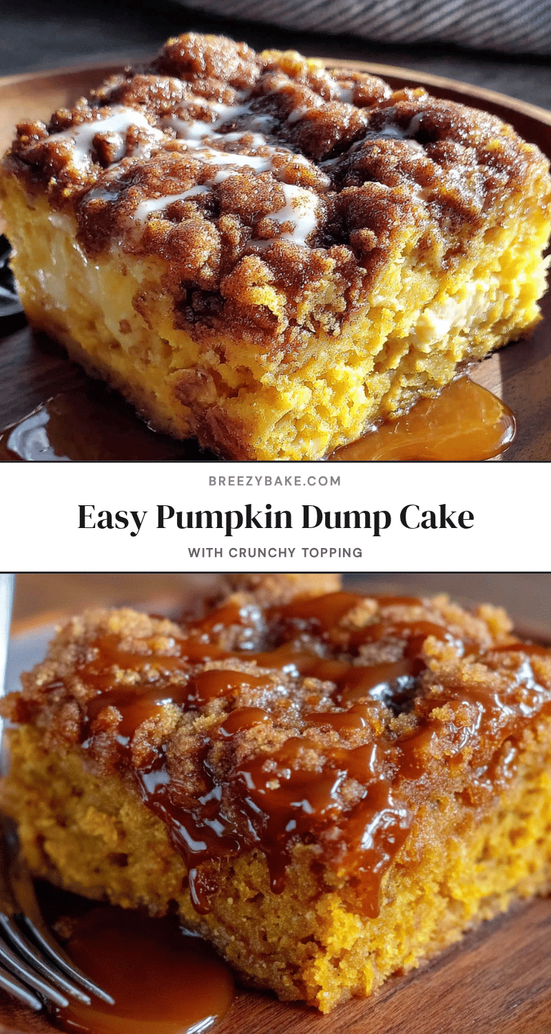 easy pumpkin dump cake recipe