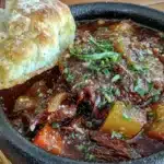 easy slow cooker poor mans beef stew - featured image