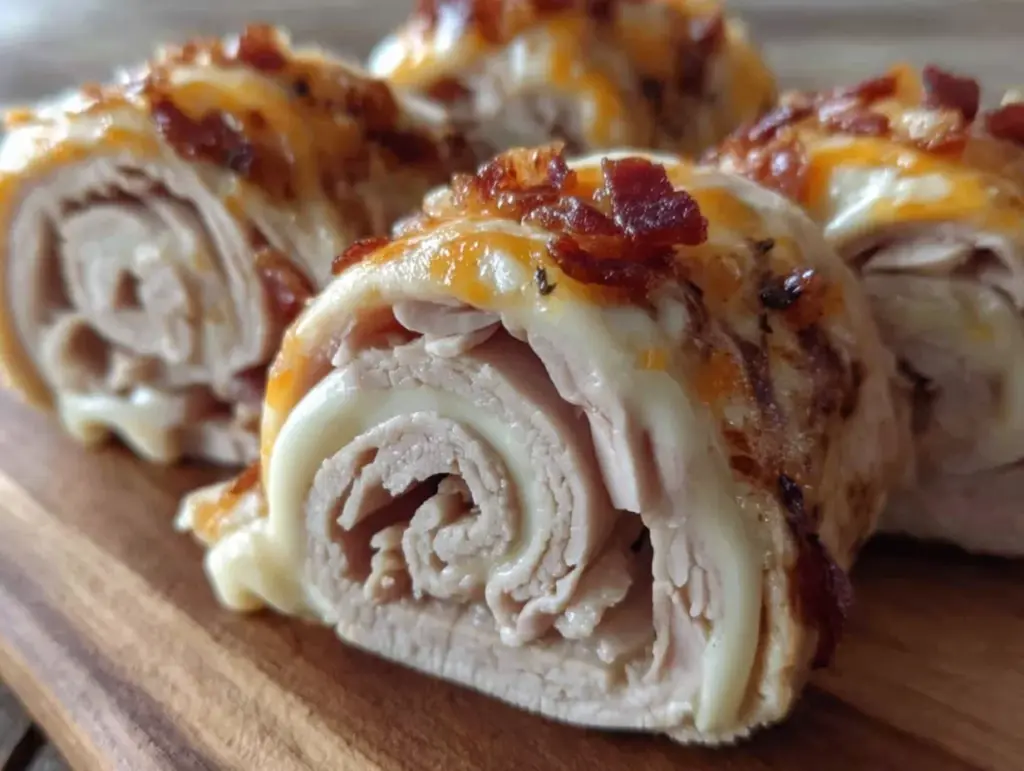 Easy turkey and cheese pinwheels - featured image