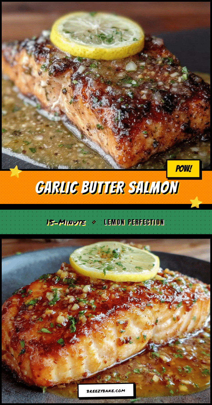 garlic butter salmon recipe