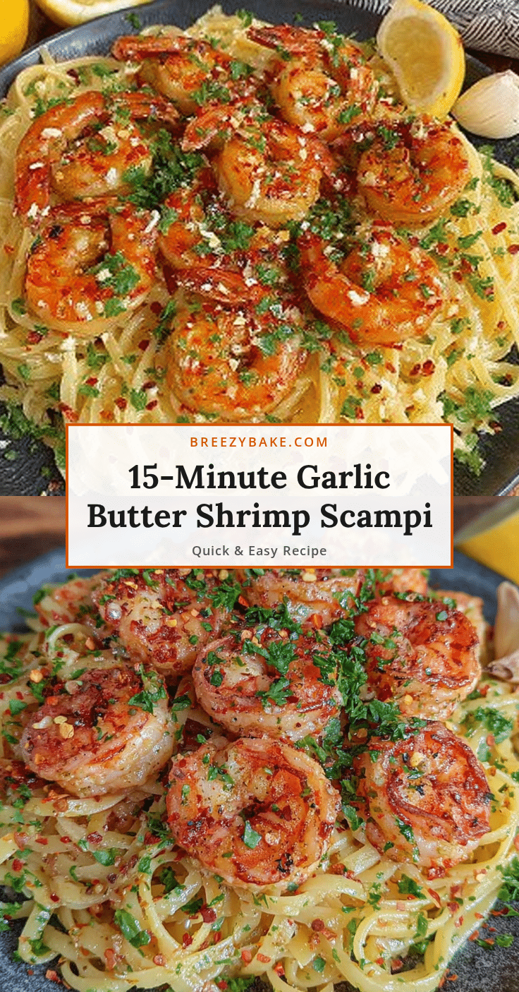 garlic butter shrimp scampi pasta recipe