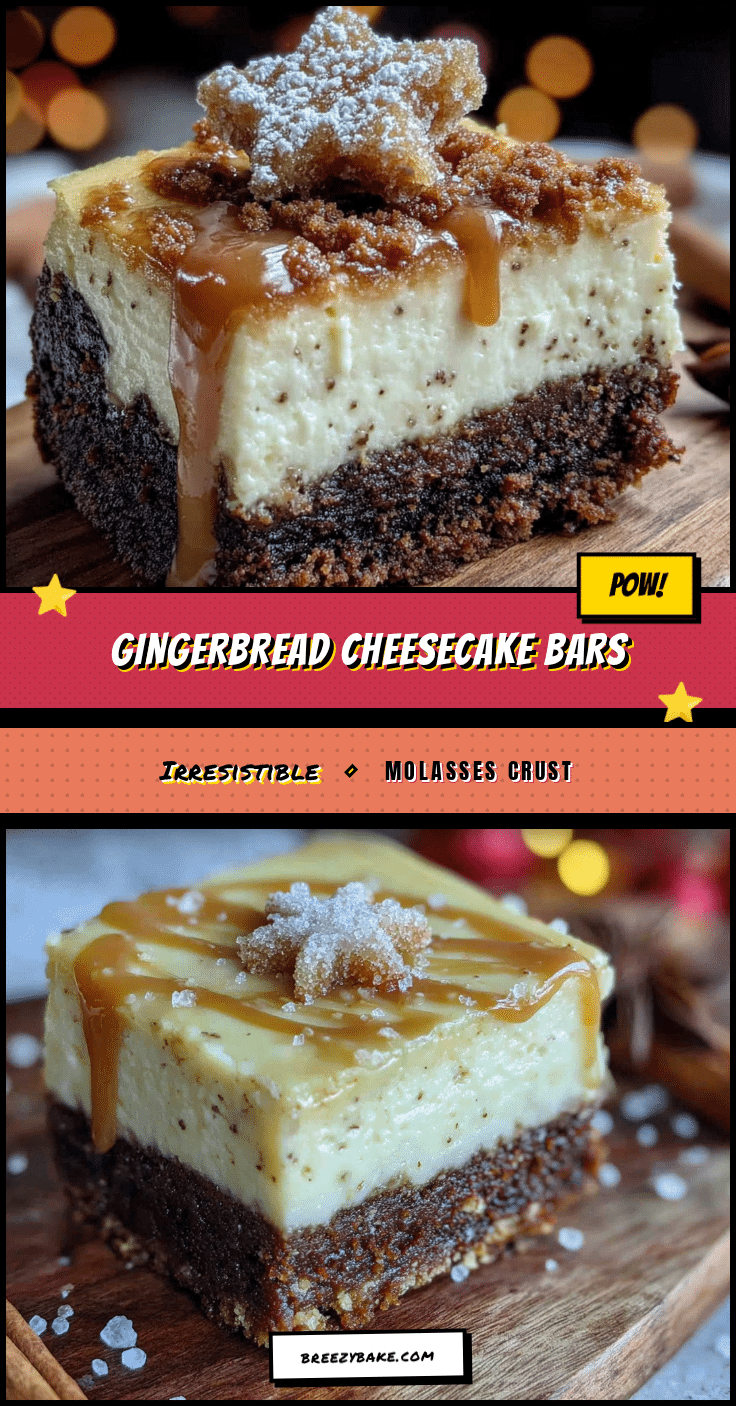 gingerbread cheesecake bars recipe