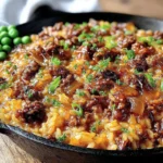 ground beef and rice skillet - featured image