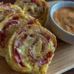 ham and cheese sushi pinwheels - featured image