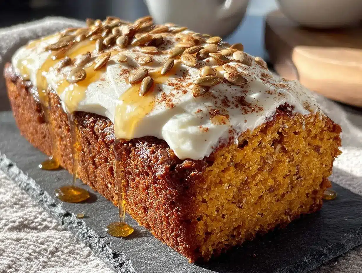 healthy greek yogurt pumpkin bread preparation steps