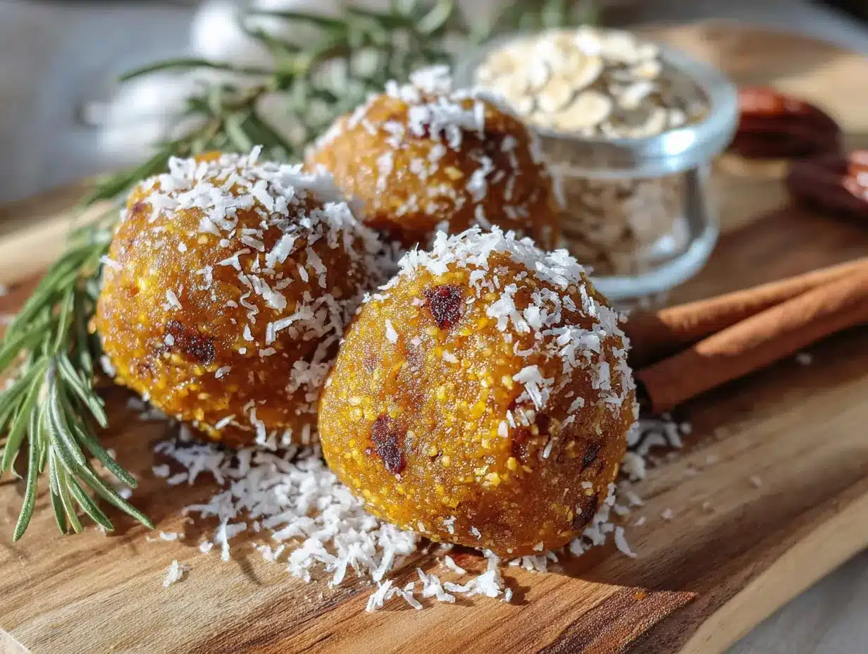 healthy pumpkin energy bites preparation steps