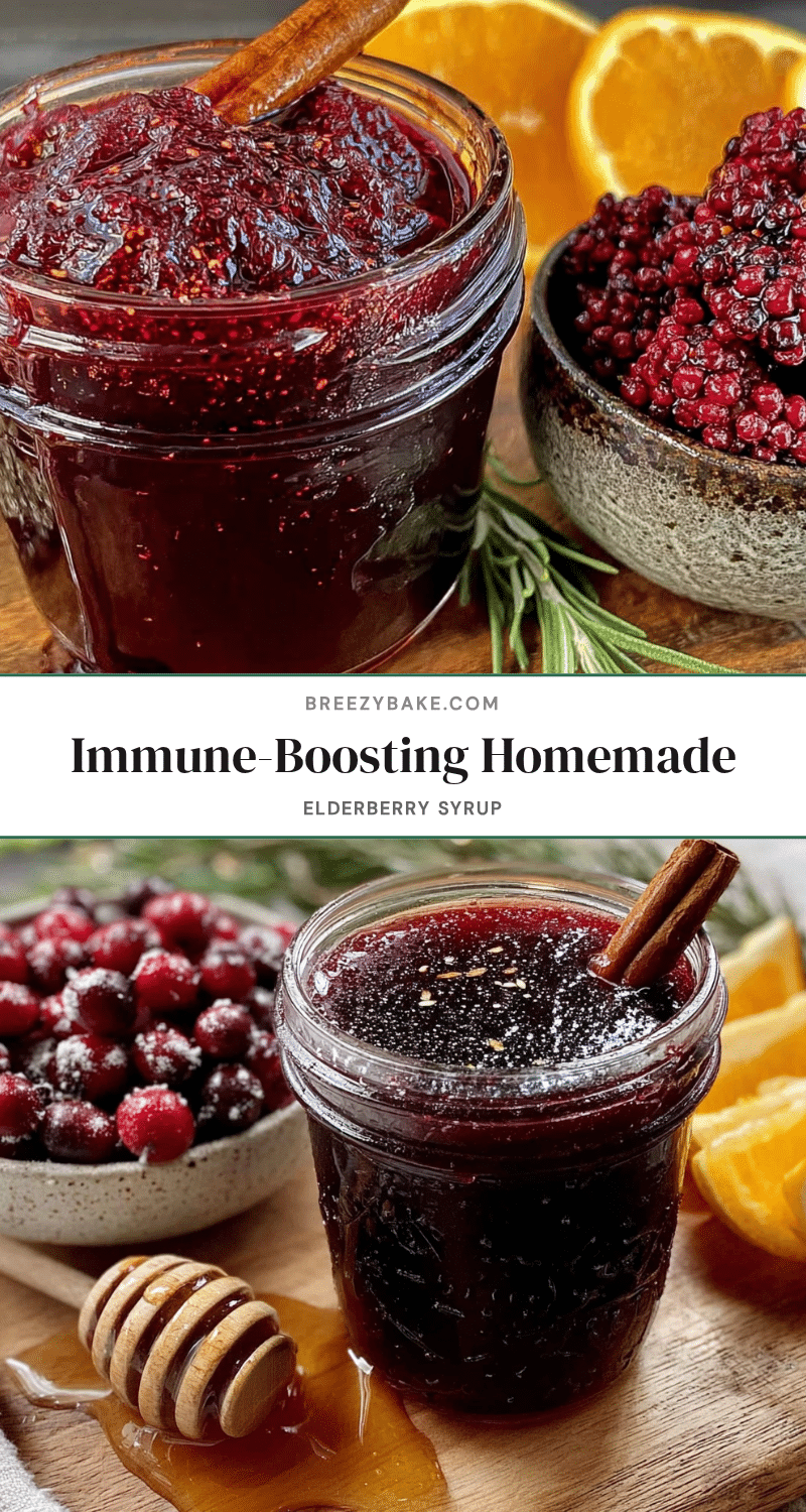 Homemade Elderberry Syrup recipe