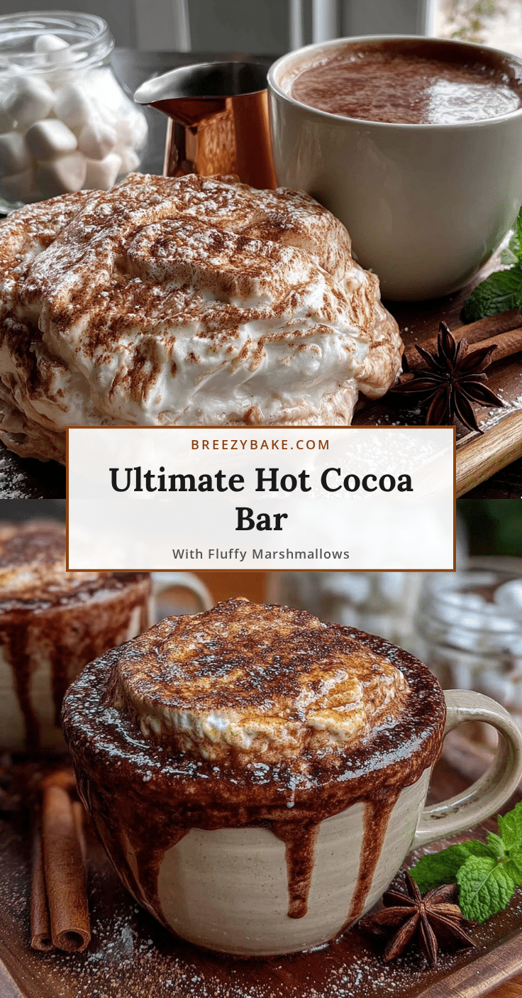 hot cocoa bar with homemade marshmallows recipe