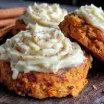 iced pumpkin cookies with cream cheese icing - featured image