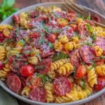 Italian pepperoni pasta salad - featured image