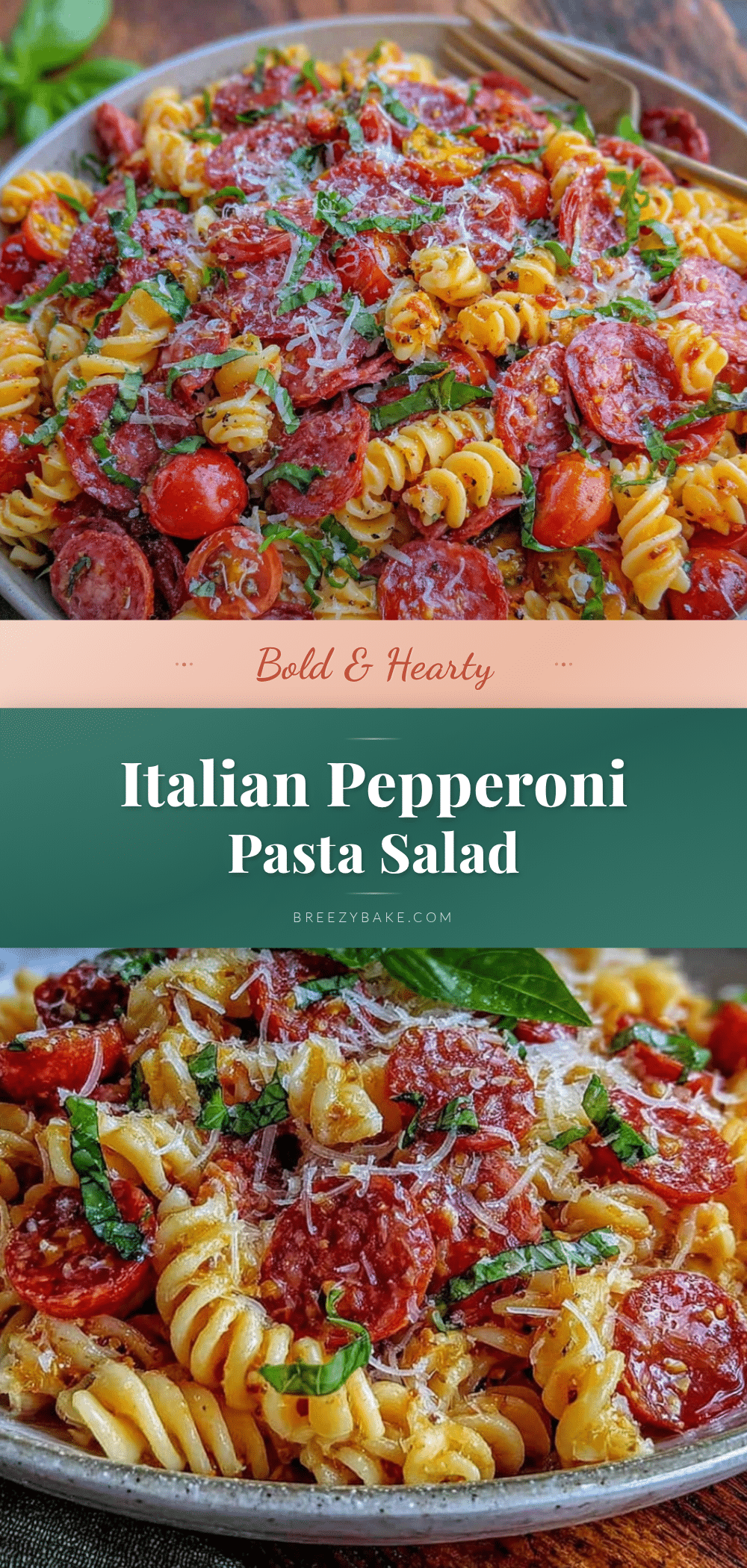 Italian pepperoni pasta salad recipe