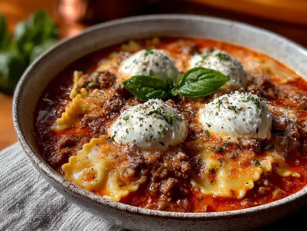 lasagna soup - featured image