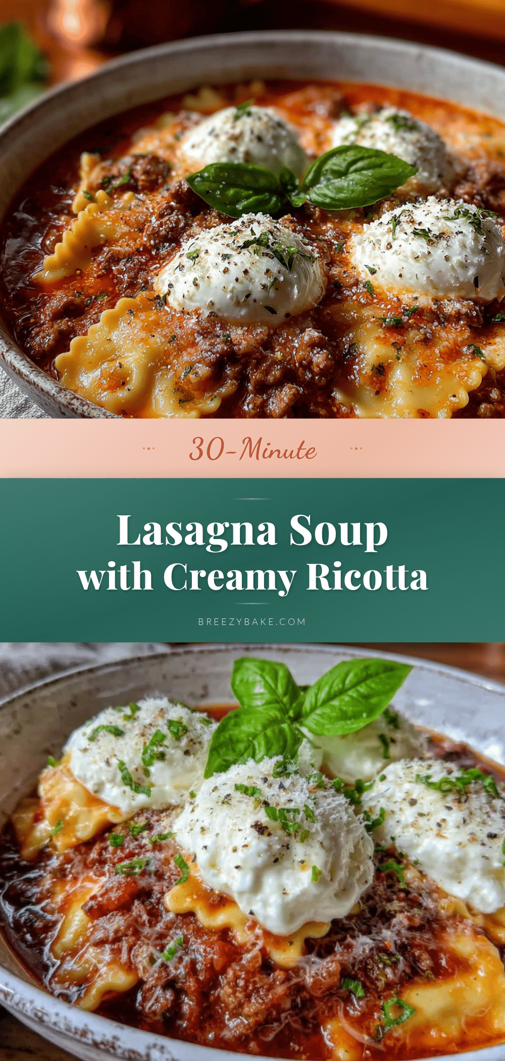 lasagna soup recipe