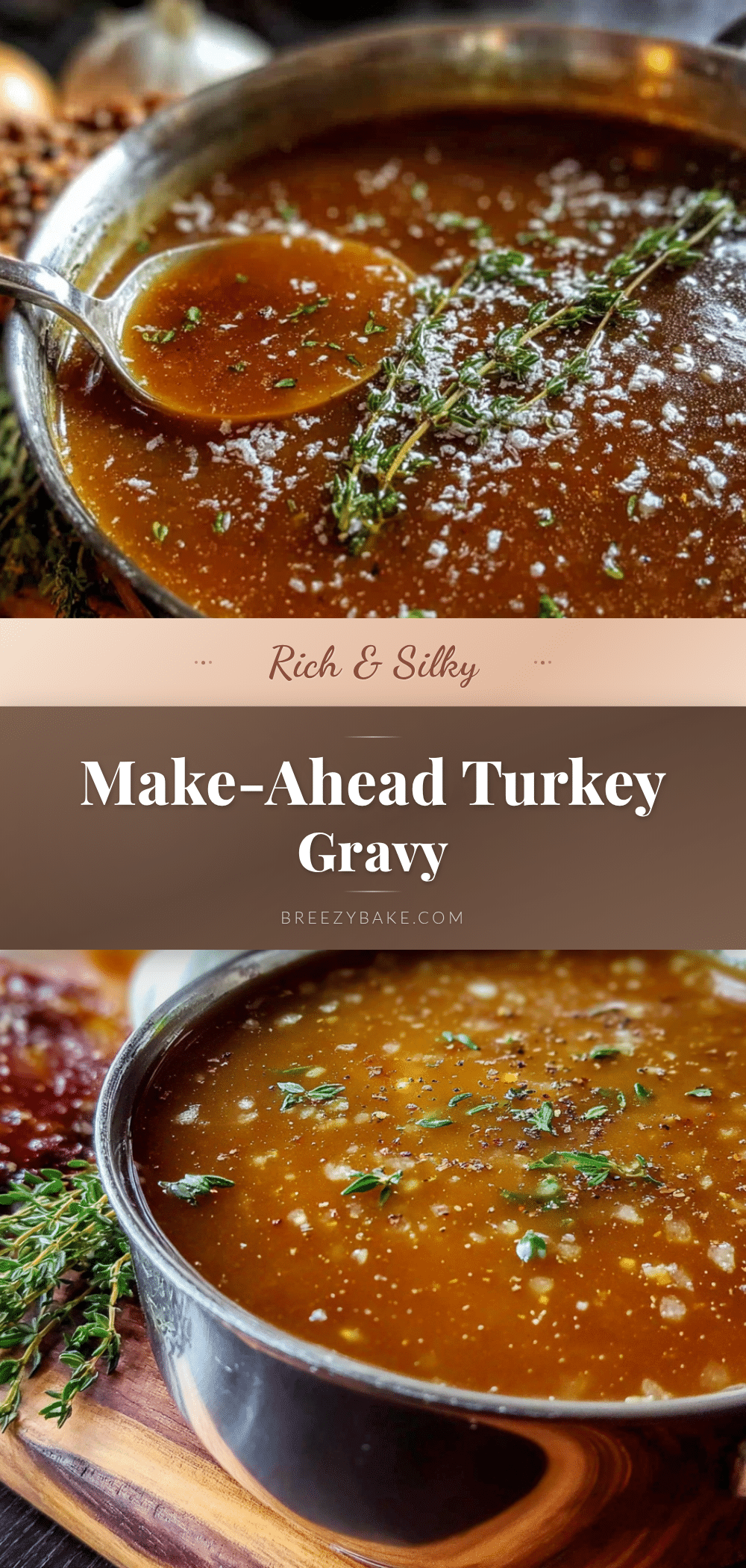 make-ahead turkey gravy recipe