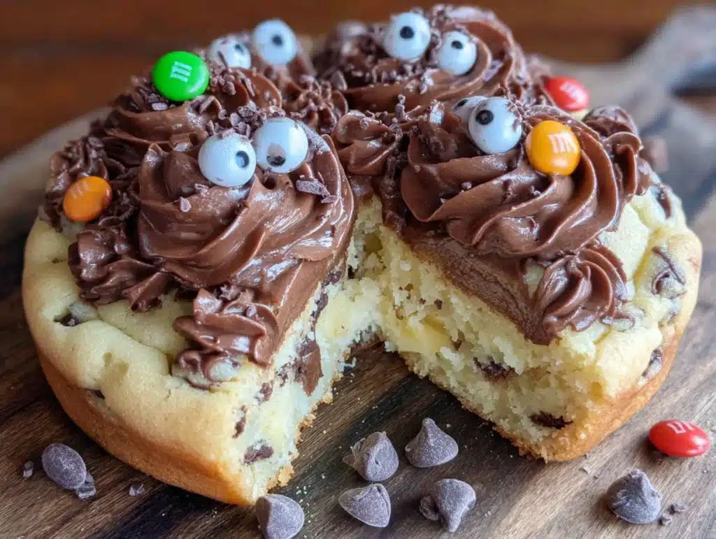 monster cookie cake - featured image