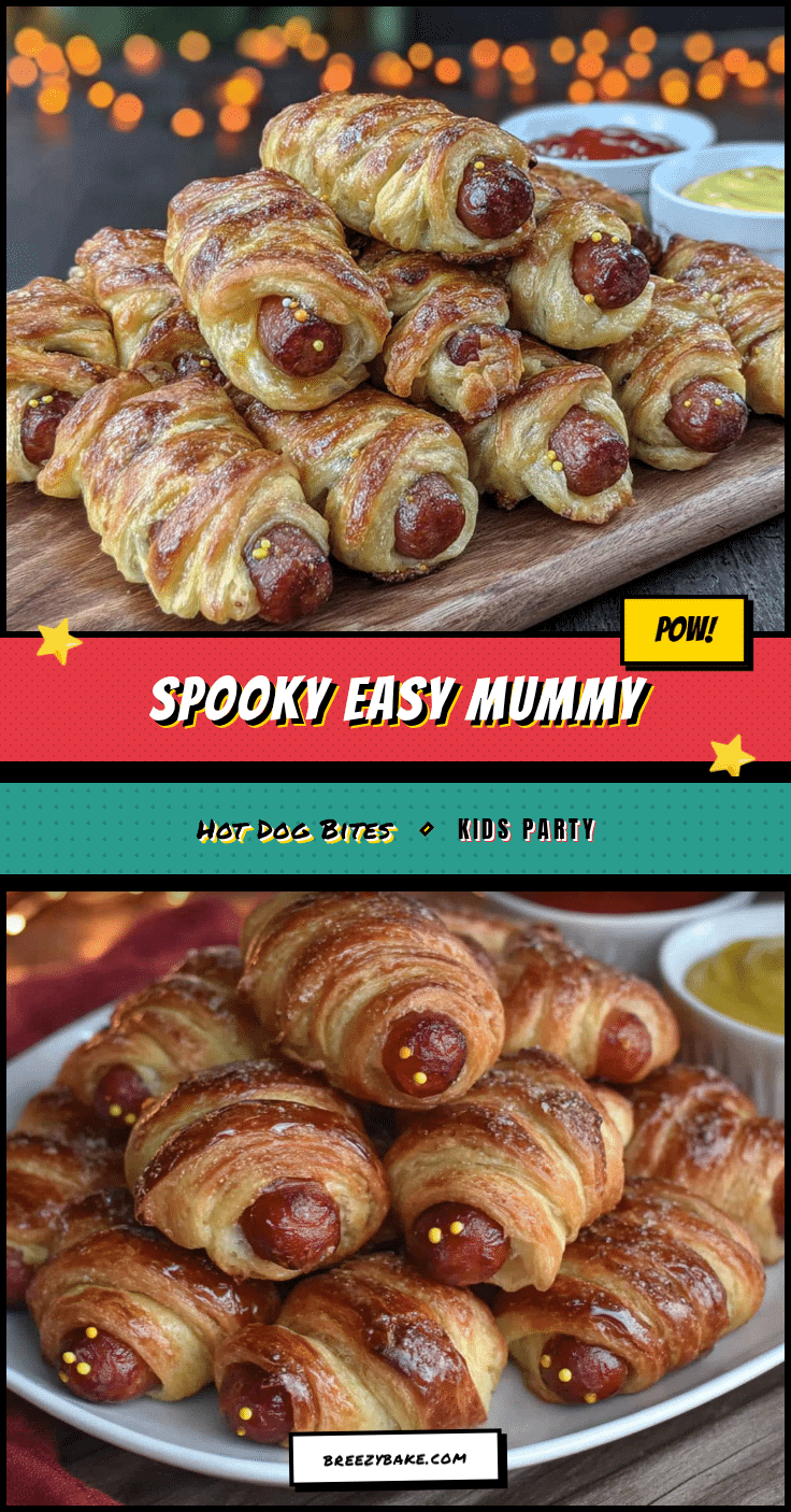 mummy hot dog bites recipe