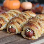 mummy hot dogs with crescent roll wrap - featured image