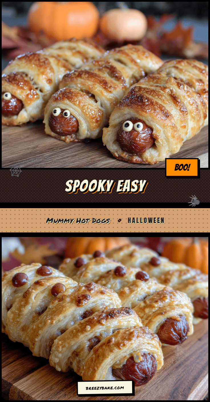 mummy hot dogs with crescent roll wrap recipe