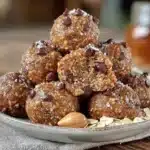 no-bake peanut butter oat energy bites - featured image