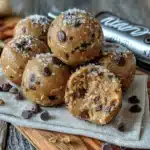 no-bake peanut butter protein balls - featured image
