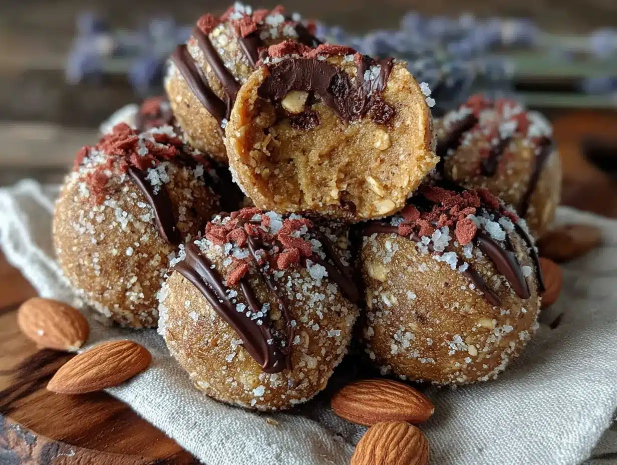 no-bake peanut butter protein balls preparation steps