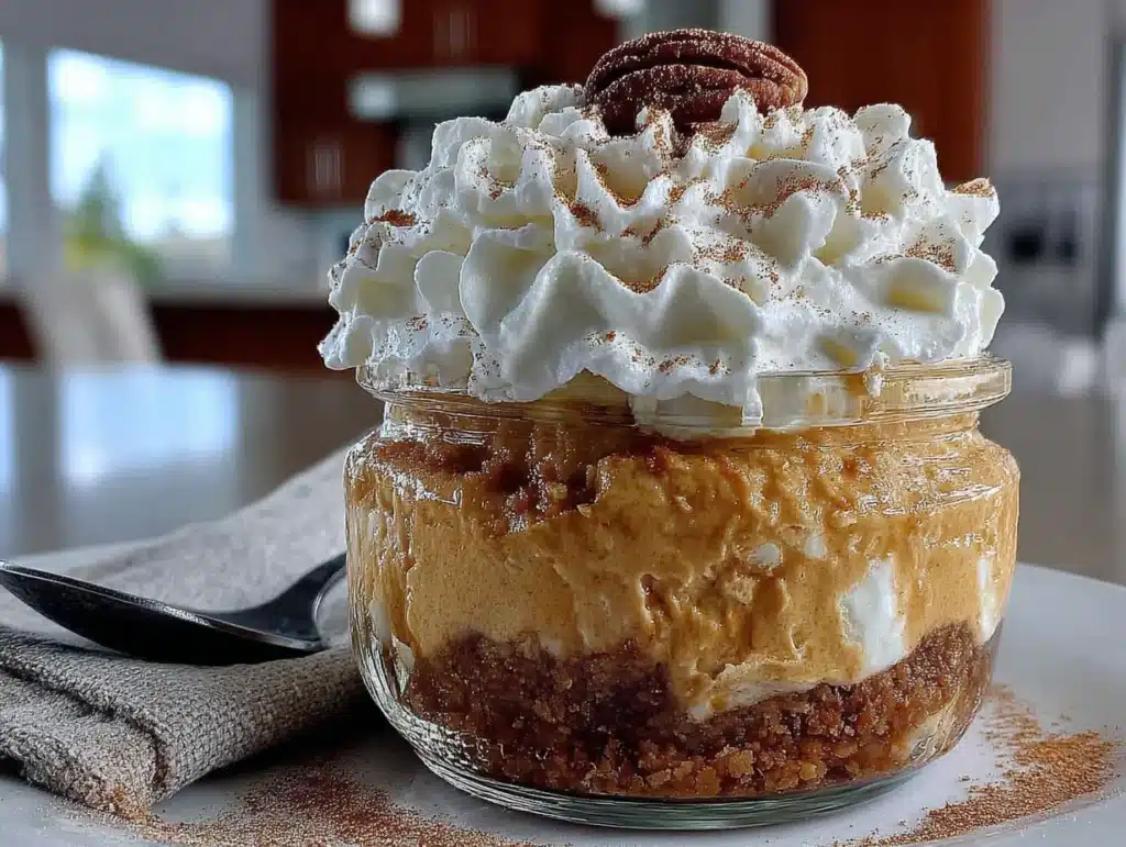 no-bake pumpkin pie parfaits - featured image