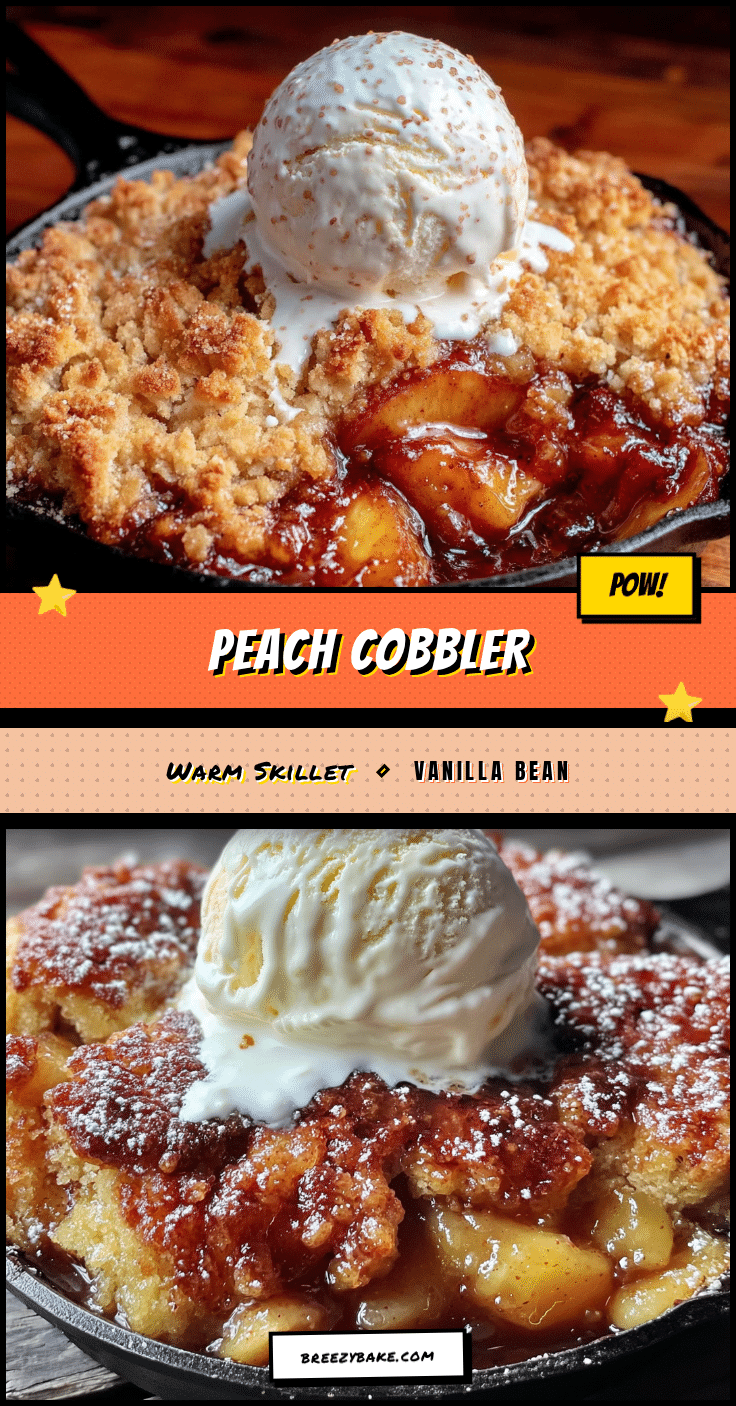 peach cobbler skillet recipe