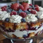 Perfect Red White and Blue Berry Trifle for Labor Day - featured image