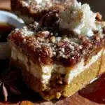 pumpkin chai latte snickerdoodle bars - featured image