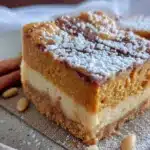 pumpkin cheesecake swirl bars - featured image