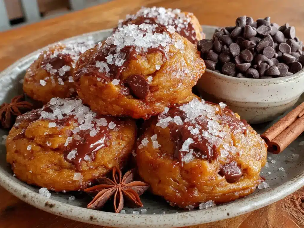 pumpkin chocolate chip cookies - featured image