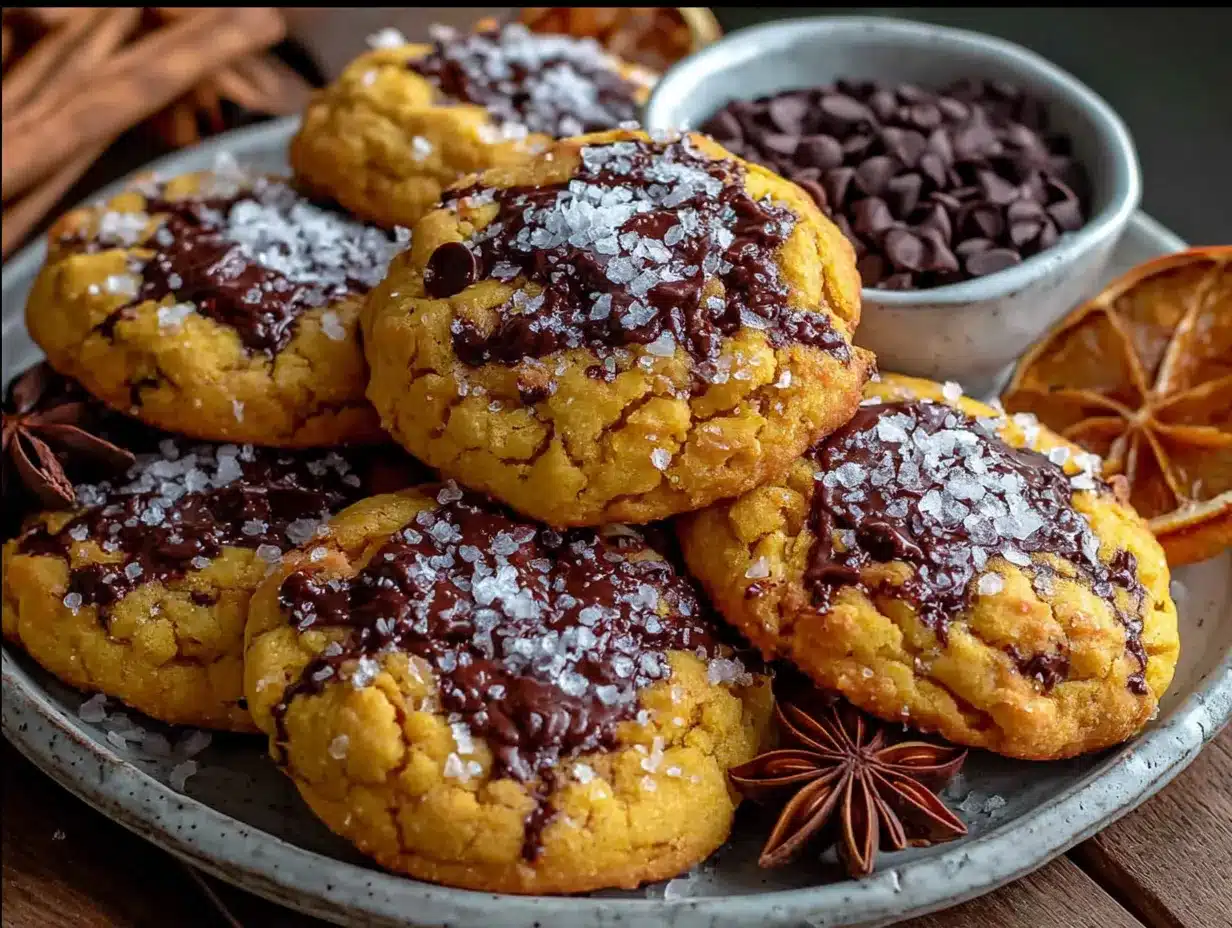 pumpkin chocolate chip cookies preparation steps